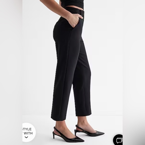 EXPRESS!! BRAND NEW WITH TAGS BLACK SLACKS - Picture 2 of 10